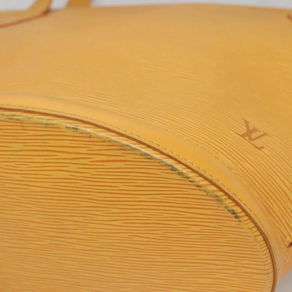 LOUIS VUITTON Epi Saint Jacques Shopping Shoulder Bag Yellow M52269 Auth MX137